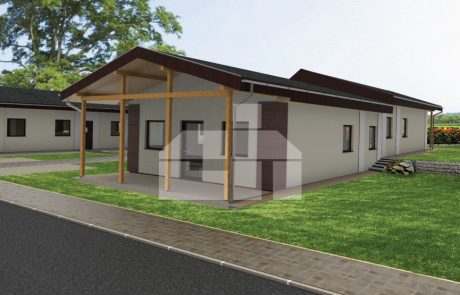 3-izbový bungalov pre menšie pozemky - č.13