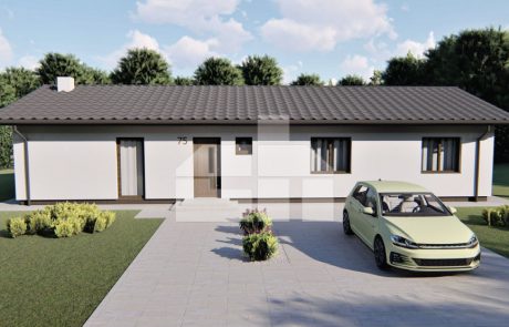 Veľký 5 izbový úsporný bungalov - č.75